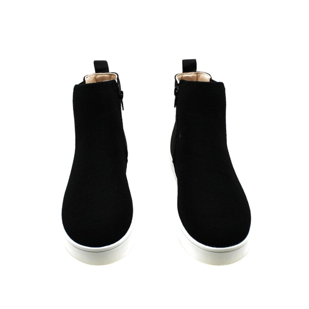 Journee Collection Black Ankle Boots